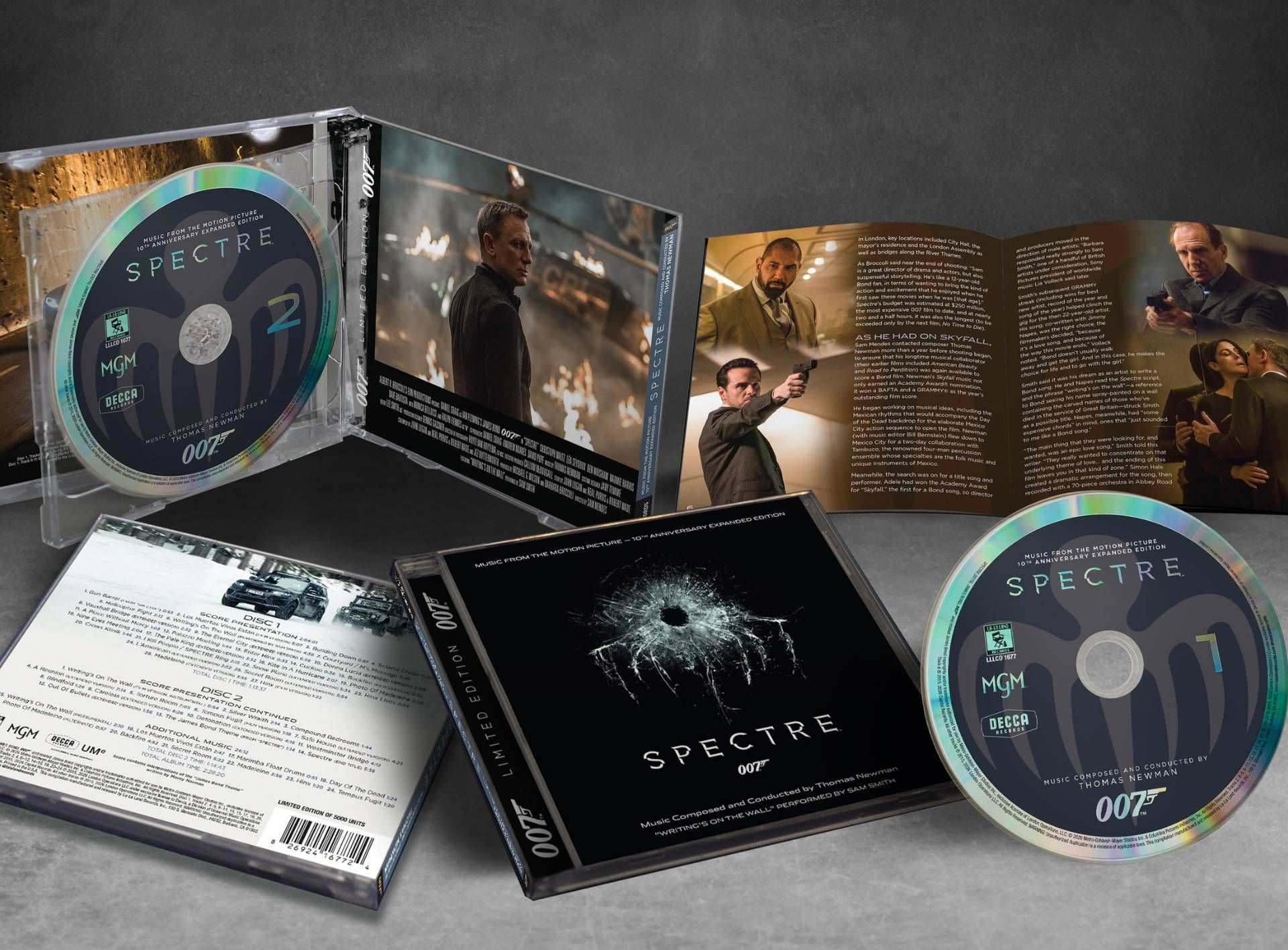 Spectre: Limited Edition 2-CD Release | James Bond 007